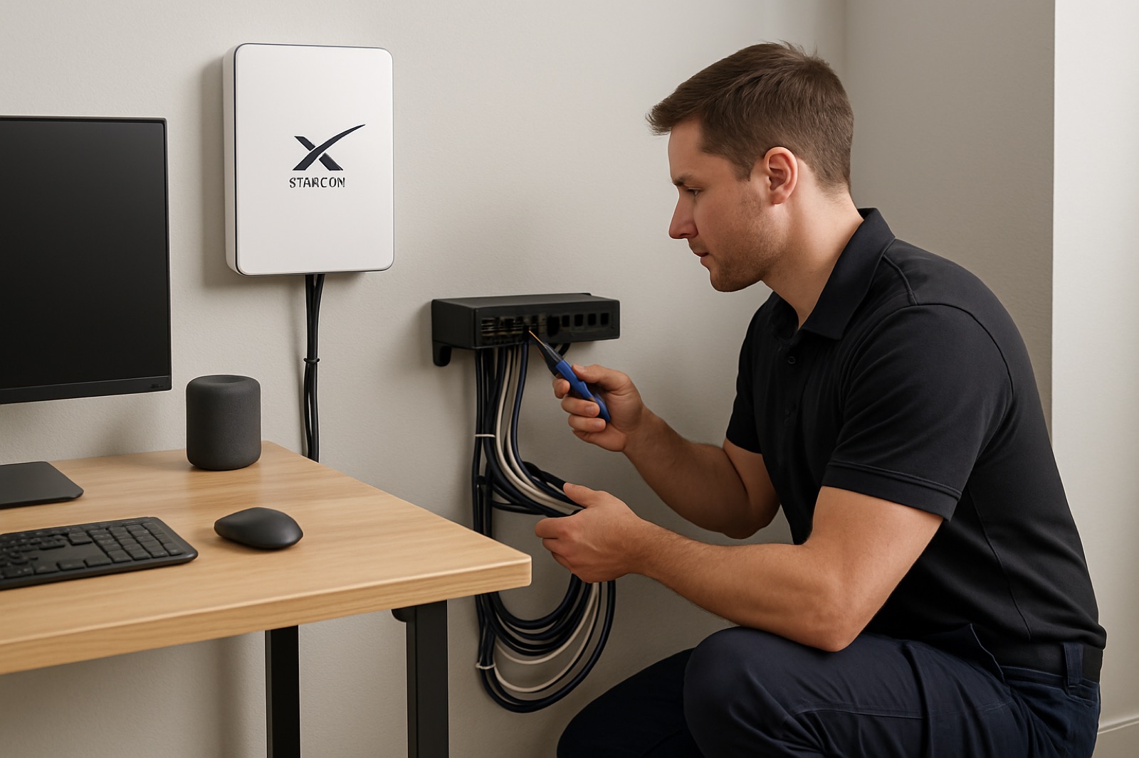 Starlink network setup and router configuration