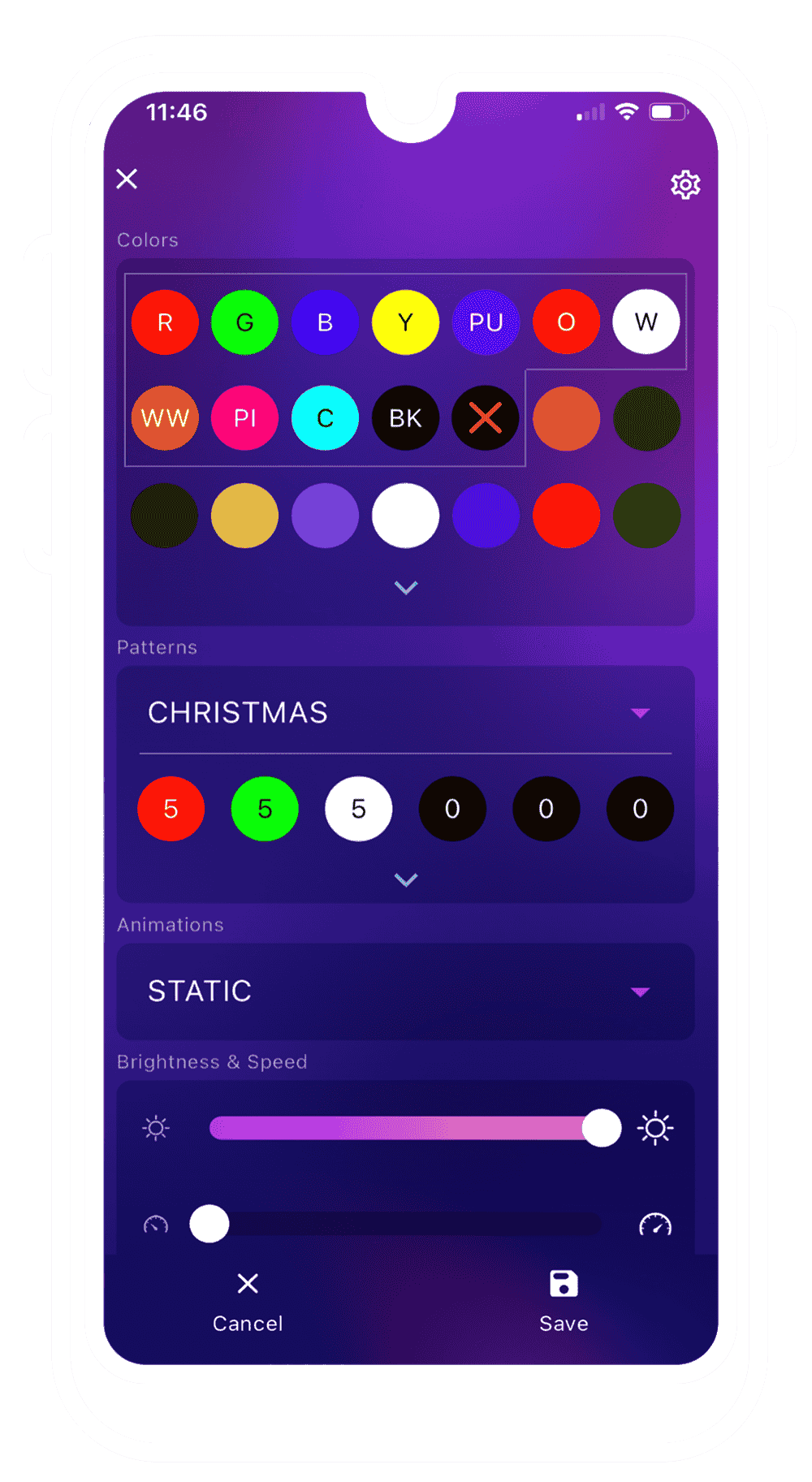 Trimlight App Interface